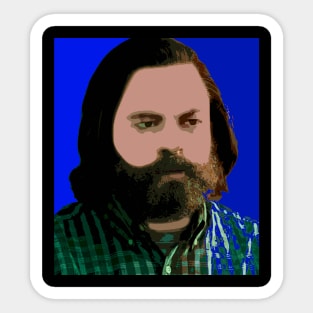 nick offerman Sticker